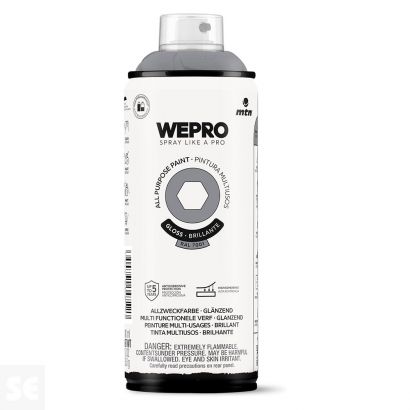 Pintura Mtn Wepro Solvent Gris Mánchester 400 ml
