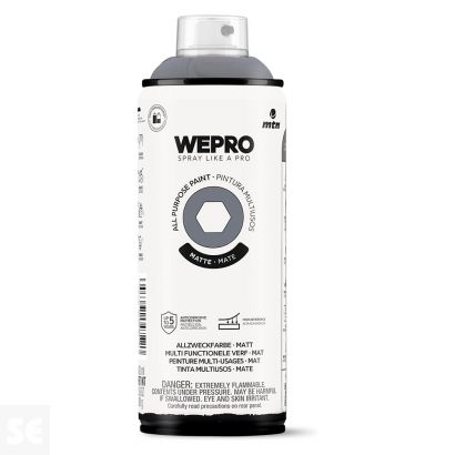 Pintura Mtn Wepro Solvent Gris Tormenta 400 ml