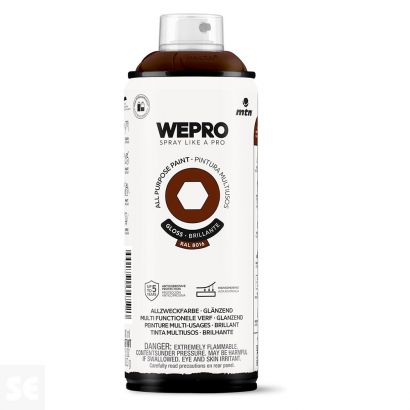 Pintura Mtn Wepro Solvent Marrón Charlie 400 ml