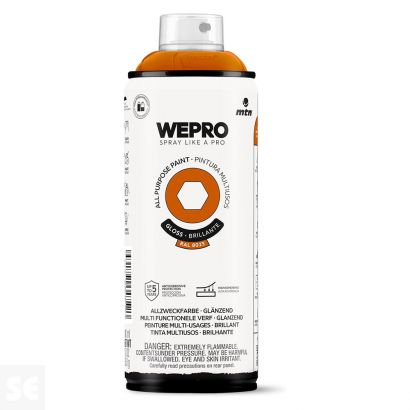 Pintura Mtn Wepro Solvent Marrón Cuero 400 ml