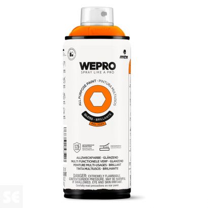Pintura Mtn Wepro Solvent Naranja Marrakech 400 ml