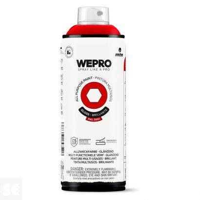 Pintura Mtn Wepro Solvent Rojo Sexy 400 ml