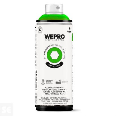 Pintura Mtn Wepro Solvent Verde Flúor 400 ml