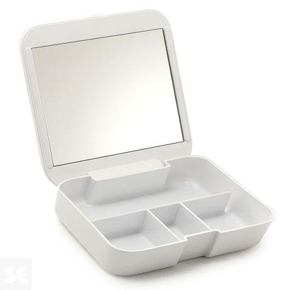Organizador con Espejo Seventy Blanco