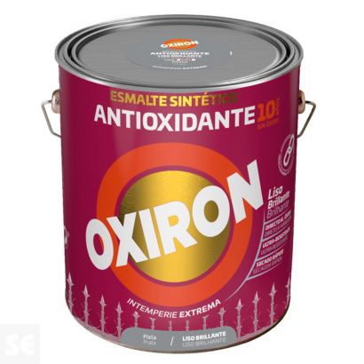Oxiron Esmalte Liso Brillante Plata 4 l