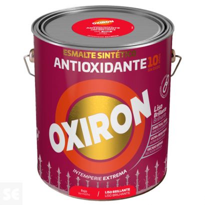 Oxiron Esmalte Liso Brillante Rojo 4 l