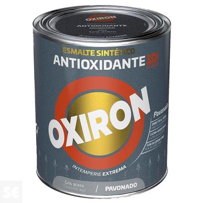 Oxiron Esmalte Pavonado Gris Acero 4 l