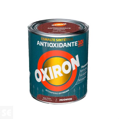 Oxiron Esmalte Pavonado Rojo Óxido 4 l