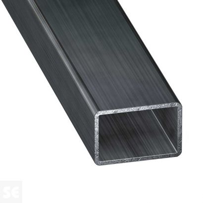 Cesta Portagel rectangular SIREX acabado aluminio cepillado fabricado en  aluminio
