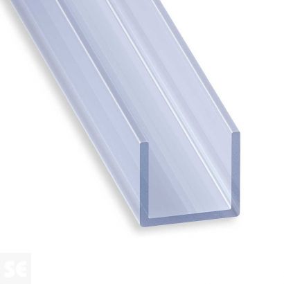 Perfil para marco de puerta N-4 de PVC de color negro