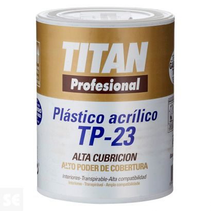 Pintura Paredes y Techos Acrílica T-3 Blanco Mate 1 l