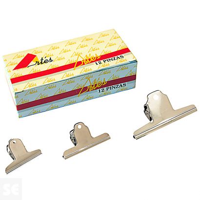 Pinzas Artés Metal Cromadas 107 mm
