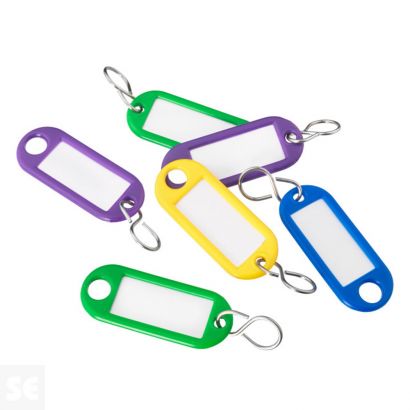 Portaetiquetas para Llaves Plástico (6u)