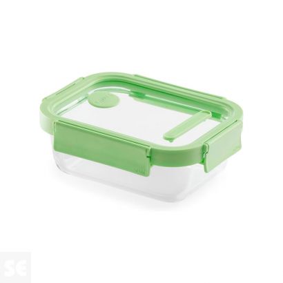 Recipiente Hermético 100% Vidrio Rectangular 640ml