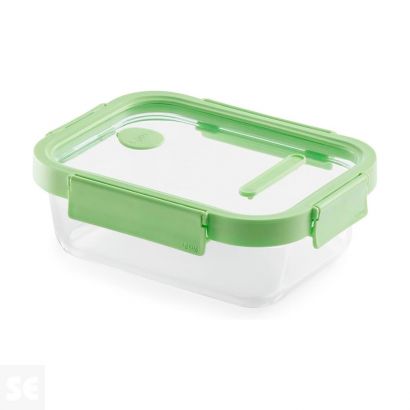 Recipiente Hermético 100% Vidrio Rectangular 1050ml