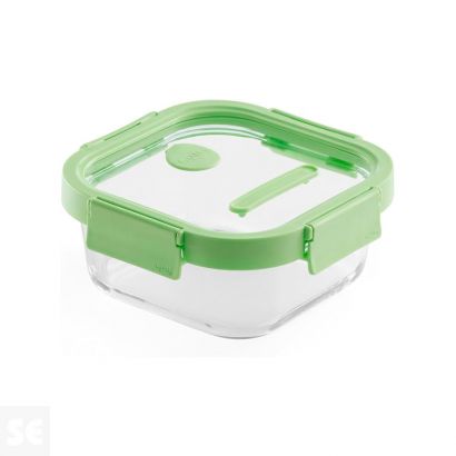 Recipiente Hermético 100% Vidrio Cuadrado 800ml