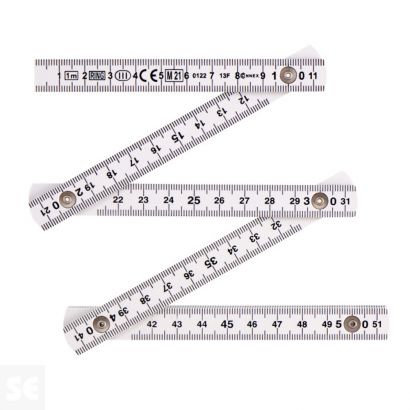 Regla Plegable Fibra Vidrio 3 m