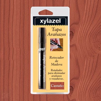 Xylazel Rotulador Tapa Arañazos Castaño