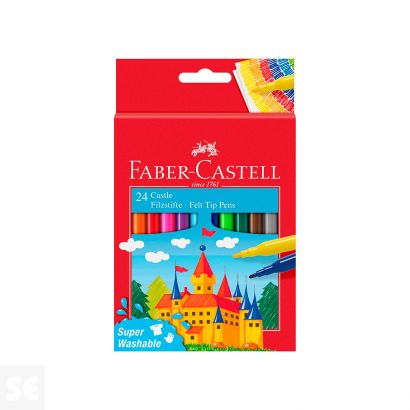 Rotulador con Punta de Fibra 24u