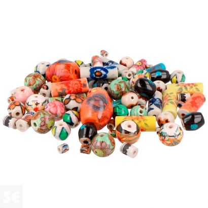 11 Cuenta Cerámica Mezcla 300 g