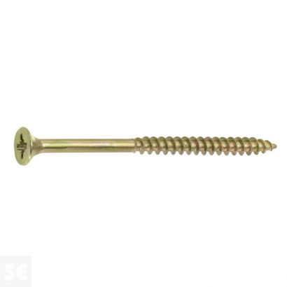 Tirafondo 4,0x60 mm -  Pz Galvanizado (10 uds.)