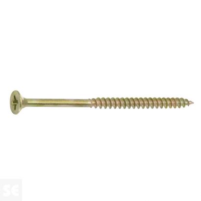 Tirafondo 4,0x70 mm - Pz Galvanizado (20 uds.)