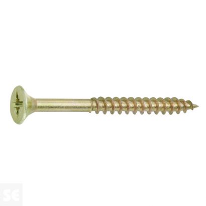 Tirafondo 4,5x50 mm - Pz Galvanizado (10 uds.)