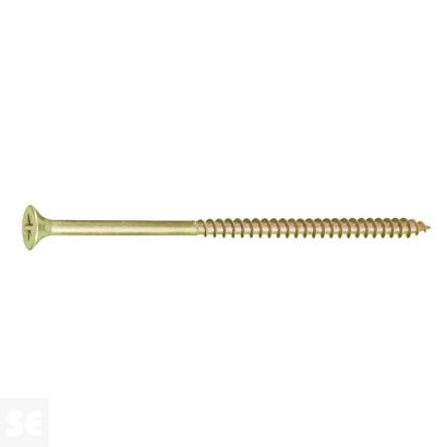 Tirafondo 5,0x100 mm -  Pz Galvanizado (12 uds.)