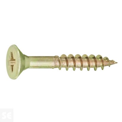 Tirafondo 6,0x40 mm -  Pz Galvanizado (8) uds.