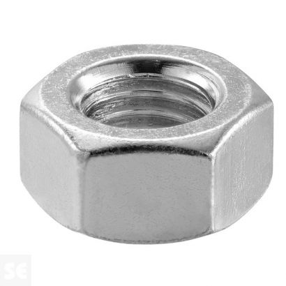 Tuercas 6 Lados Cincado M12 Vz 934 (18u.)