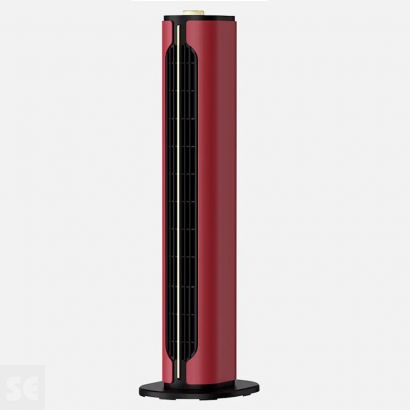 Termoventilador Vertical Cerámico Rojo/Negro 1500w Canadá