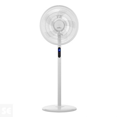 Ventilador de Pie Icono 3 vel. 45w Blanco 119x44x40 Cm Oscilante