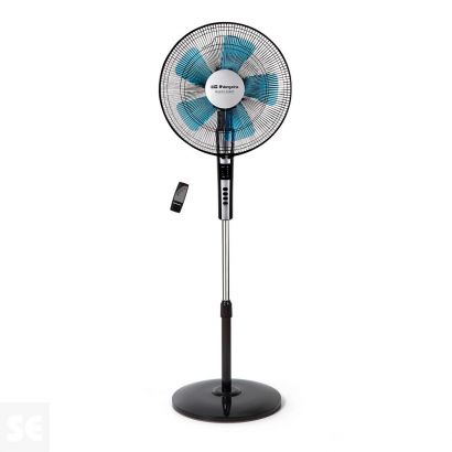 Ventilador de Pie Silencioso 5 Aspas 40 cm 65w con Mando