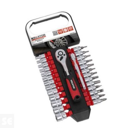 Conjunto De Llaves De Vaso 1/4" - (28u.)