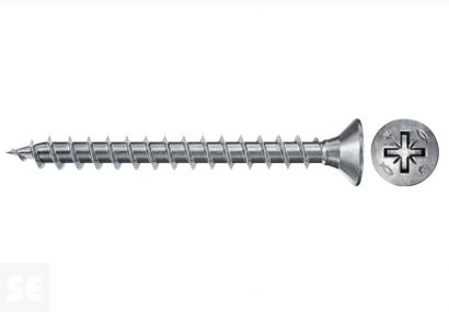 Tornillo Rosca Fischer Aglomerado Cabeza avellanada Fpf II Czf 3,5x16 (200u.)