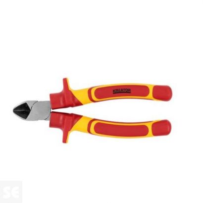 Alicate Aislado Corte Diagonal Reforzado 100v-Vde 180mm