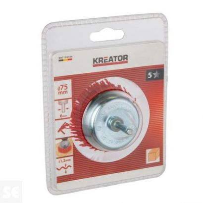 Cepillo de Copa Nylon 75mm. diámetro