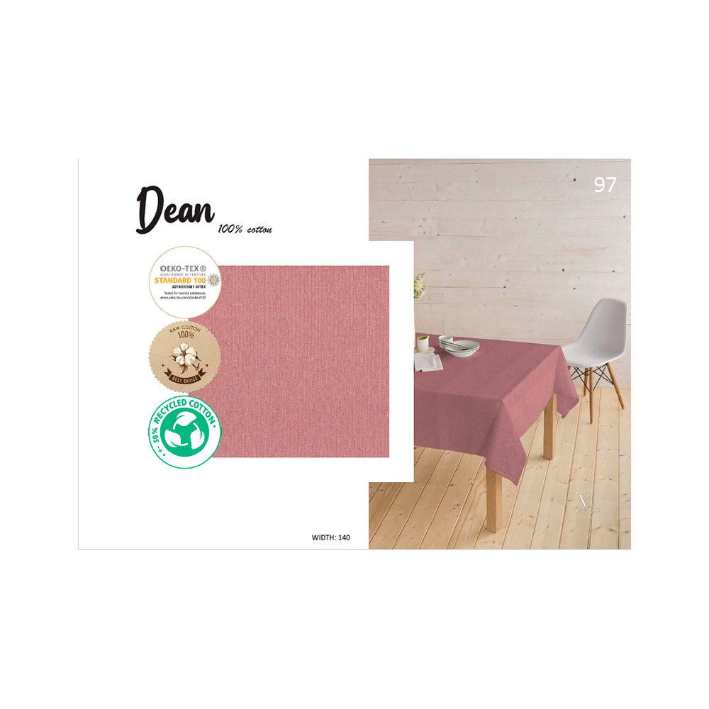 Tejido Galia Nature Dean Salmón Resinado de 140 cm (a metros)