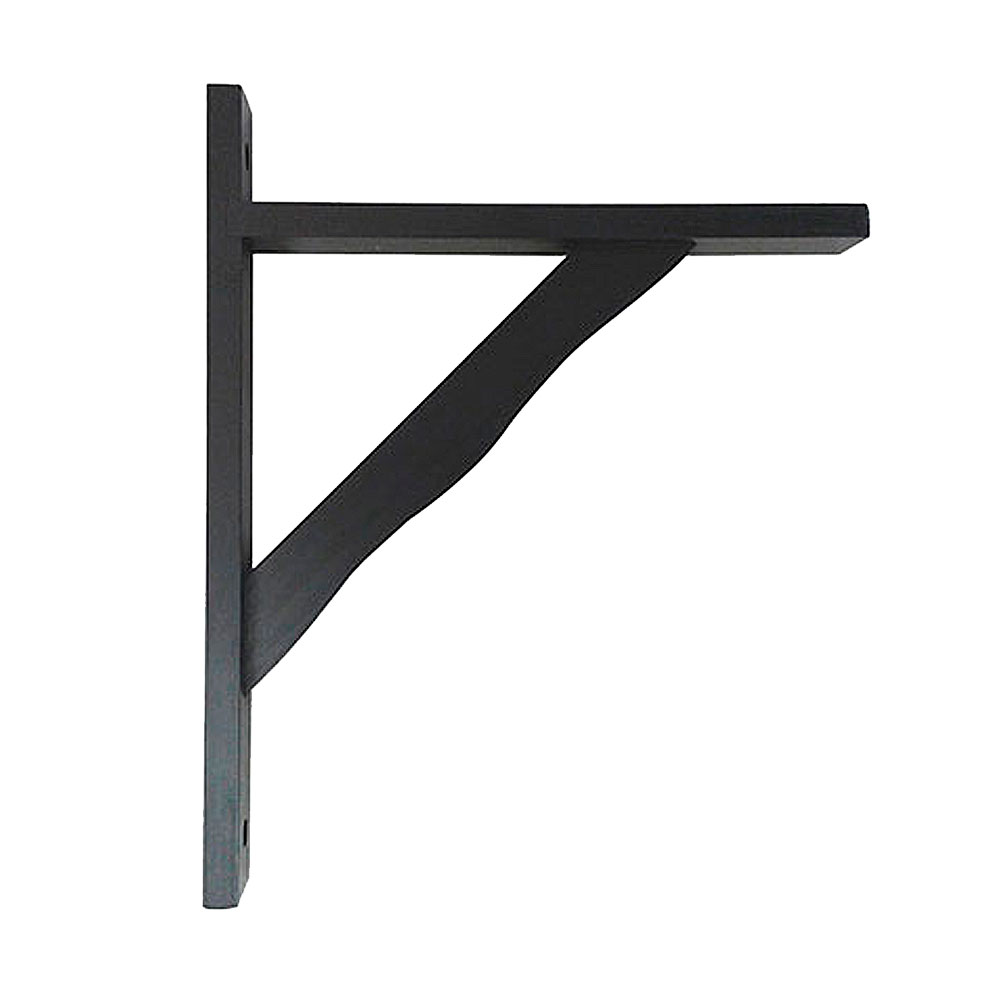 Escuadra Madera Rustic Negro 23x28 Max 160kg.