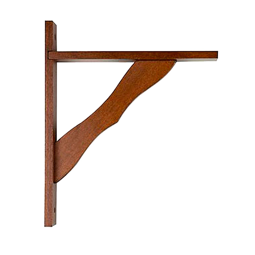 Escuadra Madera Rustic Nogal 17x23 Max 150kg.