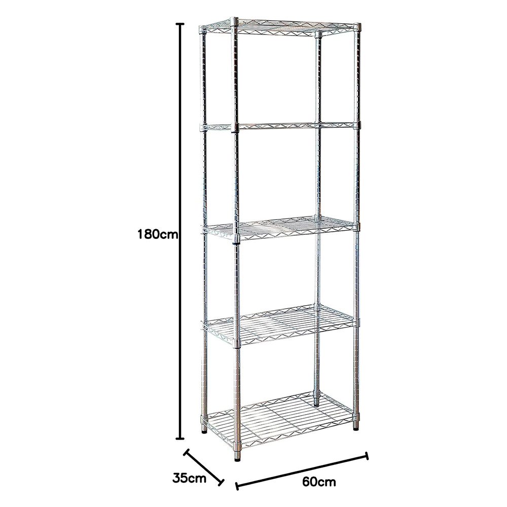 Estantería Stylo 5 Baldas 180x60x35 cm