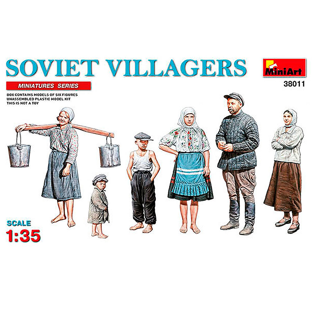 Figuras Aldeanos Soviéticos 1/35