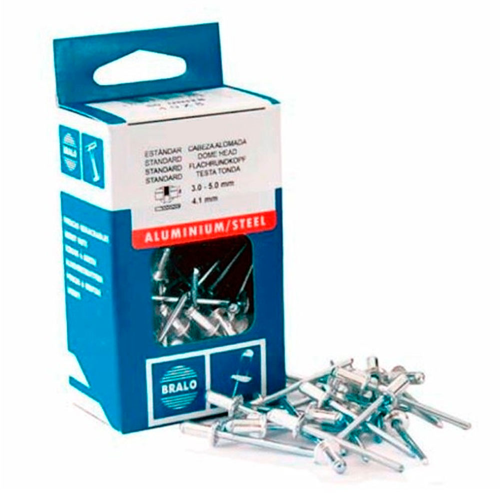 Minicaja Remaches 3,2x8 Aluminio -Acero