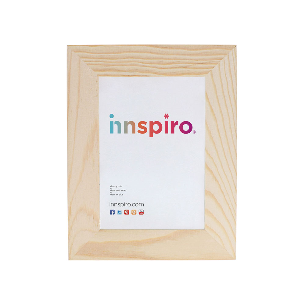 Marco Madera De Pino Macizo Con Trasera 3,5Cm Mold. 30x40Cm