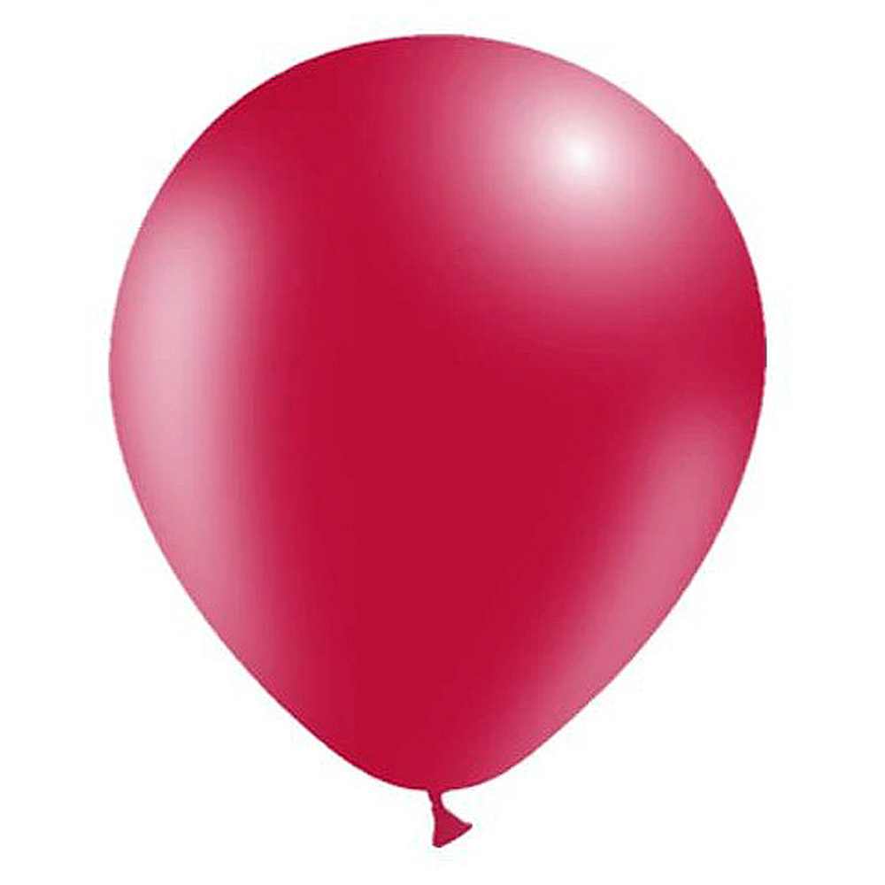 Globo Látex Bolsa 10 Pastel Rojo 30 cm