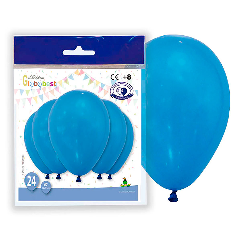 Globo Azul 24 uds.