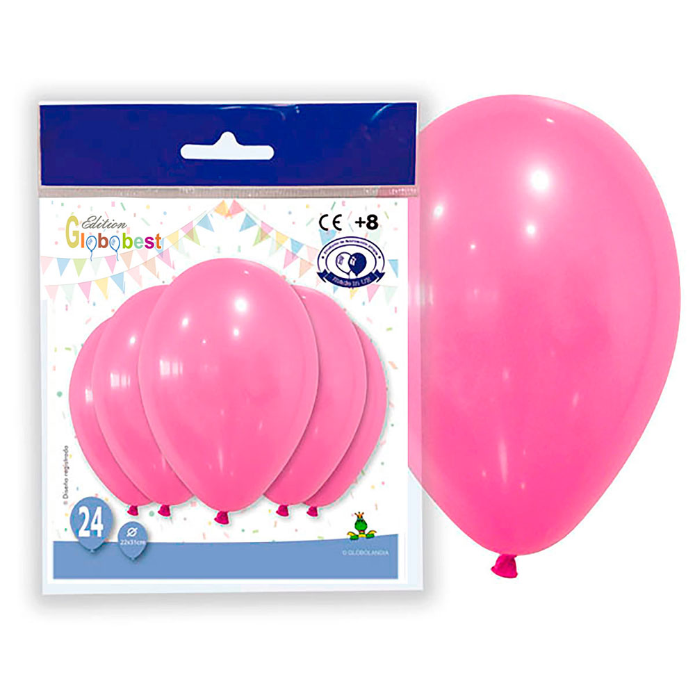 Globo Fucsia 24 uds.