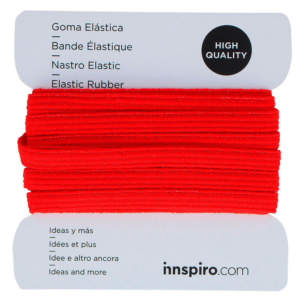 Goma Elástica 5.3mm. 3m. Rojo Carmín A40507