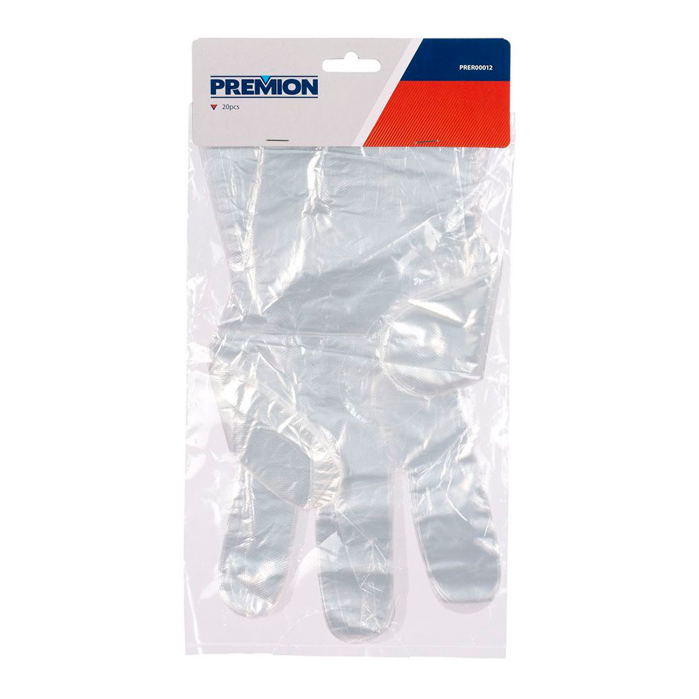 Guantes desechables vinilo 20u.