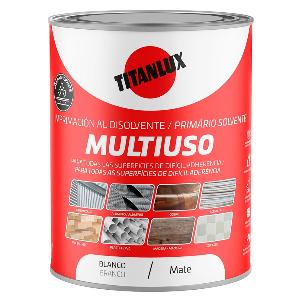 Titanlux Imprimacion Multiuso Blanco 250 ml
